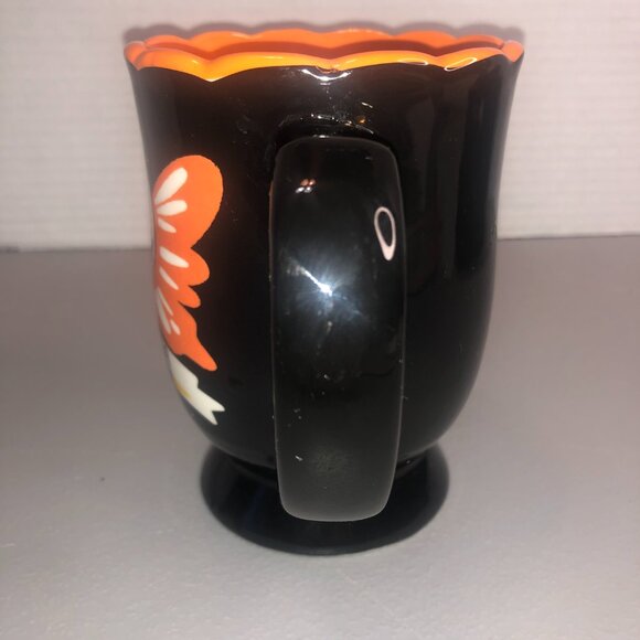 Cup Mug La Calavera Skull "Day of the Dead" Destination Holiday scalloped - Picture 4 of 8